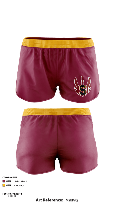 Schaumburg High School Bowling 29259600 Women's Shorts - 3