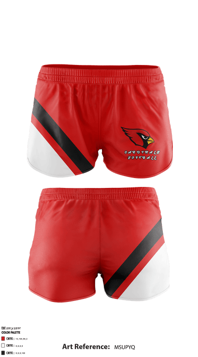 Cardinals Softball 22206232 Women's Shorts - 1