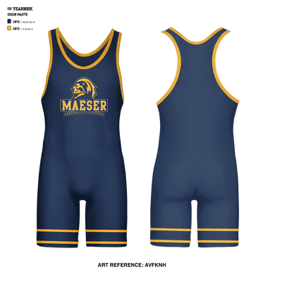 Karl G Maeser Preparatory Academy Wrestling 50718389 Wrestling Singlet - 1