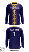 San Antonio Predators 16651278 Long Sleeve Performance Shirt - 5