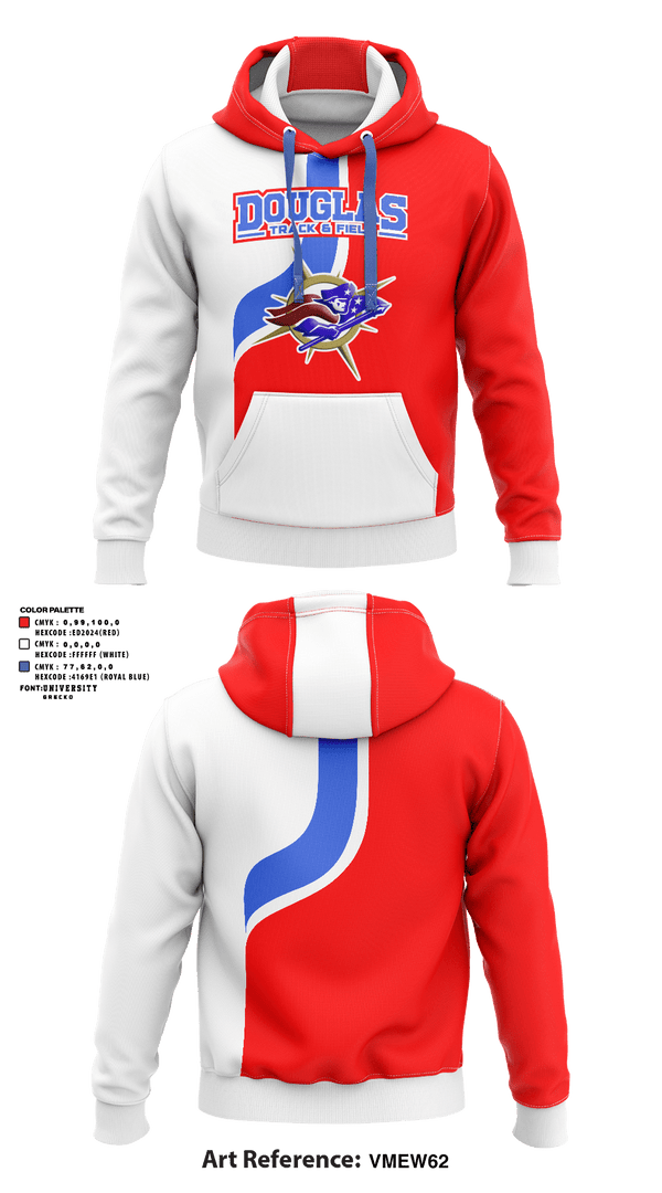 Hoodie, Douglas High School Track, Track & Field, Teamtime, Team time, sublimation, custom sports apparel, team uniforms, spirit wear, spiritwear, sports uniforms, custom shirts, team store, custom team store, fundraiser sports, apparel fundraiser