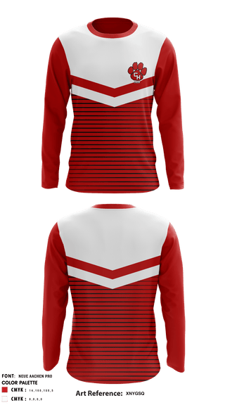 Long Sleeve Performance Shirt, Colleyville Heritage High School Cheer, , Teamtime, Team time, sublimation, custom sports apparel, team uniforms, spirit wear, spiritwear, sports uniforms, custom shirts, team store, custom team store, fundraiser sports, apparel fundraiser