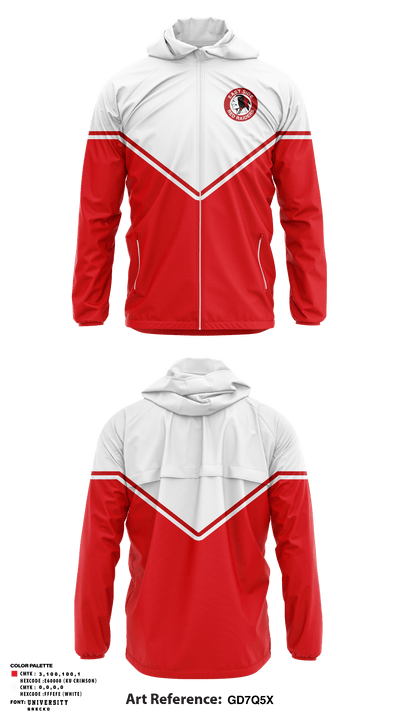 East Side High School Lacrosse 36025733 Windbreaker - 1