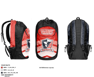 Gear Bag, Veterans Memorial high school volleyball, Women's Volleyball, Teamtime, Team time, sublimation, custom sports apparel, team uniforms, spirit wear, spiritwear, sports uniforms, custom shirts, team store, custom team store, fundraiser sports, apparel fundraiser