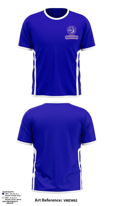 The Cage Downtown Basketball League 2863239 Short Sleeve Performance Shirt - 1