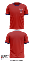 Washington Academy Wrestling 3063553 Short Sleeve Rash Guard Shirt - 1