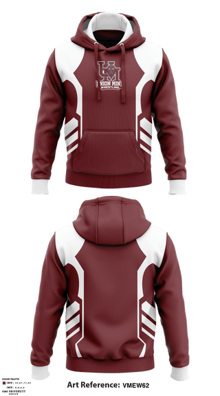 Hoodie, Union Mine High School Wrestling, Wrestling, Teamtime, Team time, sublimation, custom sports apparel, team uniforms, spirit wear, spiritwear, sports uniforms, custom shirts, team store, custom team store, fundraiser sports, apparel fundraiser