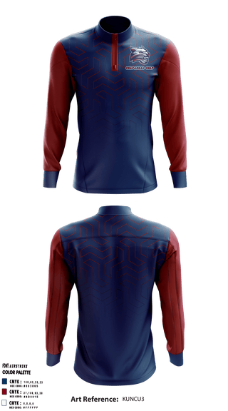 Quarter Zip Jacket, Chaparral High School Golf, Golf, Teamtime, Team time, sublimation, custom sports apparel, team uniforms, spirit wear, spiritwear, sports uniforms, custom shirts, team store, custom team store, fundraiser sports, apparel fundraiser