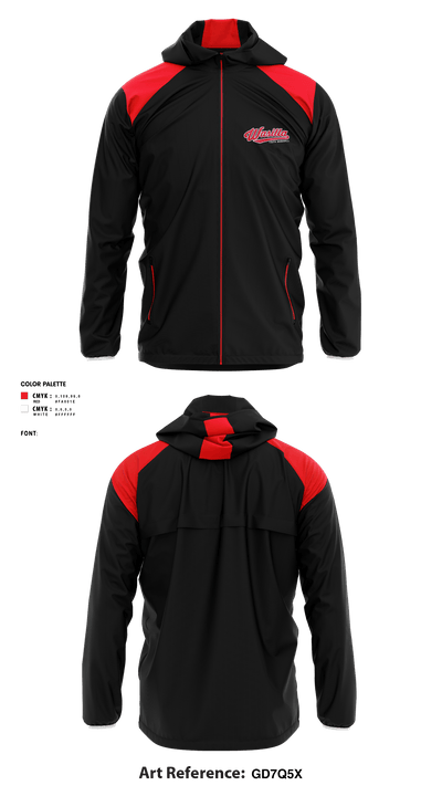 Wasilla Youth Baseball League 27960010 Windbreaker - 3