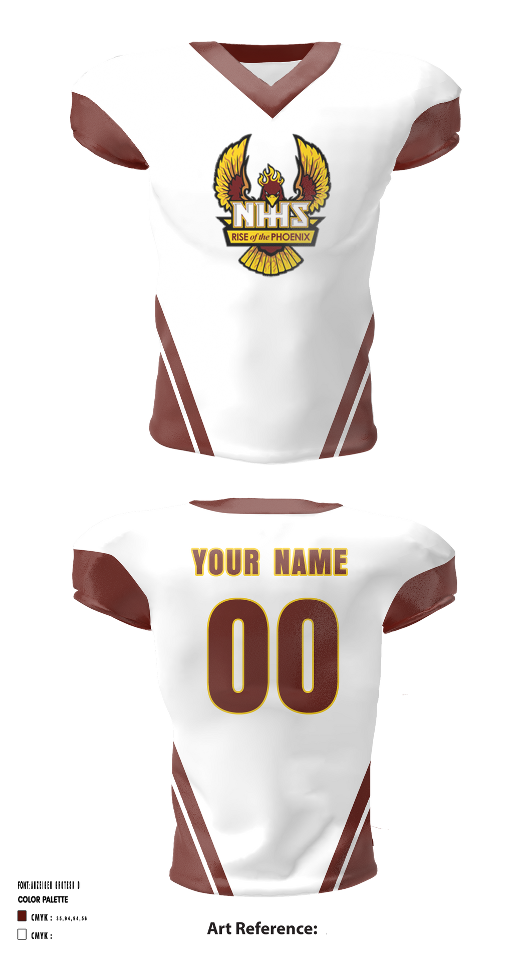 custom 2 team nfl jersey