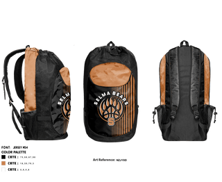 Gear Bag, Selma High School basketball, Men's Basketball, Teamtime, Team time, sublimation, custom sports apparel, team uniforms, spirit wear, spiritwear, sports uniforms, custom shirts, team store, custom team store, fundraiser sports, apparel fundraiser