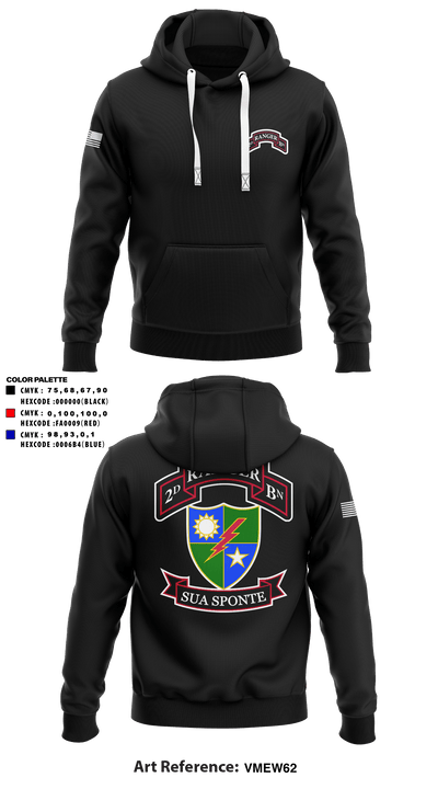2nd Ranger Battalion 70049329 Hoodie - 1