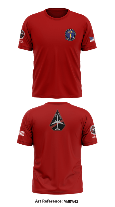 VP-10 Red Lancers 78238419 Short Sleeve Performance Shirt - 3