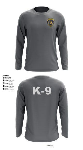 Long Sleeve Performance Shirt, , Police, Teamtime, Team time, sublimation, custom sports apparel, team uniforms, spirit wear, spiritwear, sports uniforms, custom shirts, team store, custom team store, fundraiser sports, apparel fundraiser