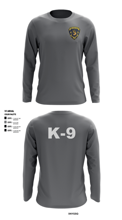 K9 1129861 Long Sleeve Performance Shirt - 8