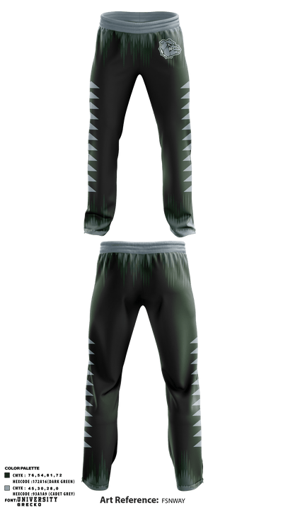 Berea High School Basketball 65834352 Sweatpants - 1