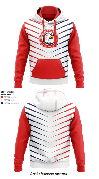 Hoodie, John F Kennedy High School, Football, Teamtime, Team time, sublimation, custom sports apparel, team uniforms, spirit wear, spiritwear, sports uniforms, custom shirts, team store, custom team store, fundraiser sports, apparel fundraiser