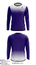 Downers Grove North Trojans 7335416 Long Sleeve Performance Shirt - 1