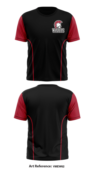 West Campus High School Basketball 96824398 Short Sleeve Shooting Shirt - 1