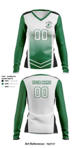 D C Everest High School Women's Volleyball 94932616 Long Sleeve Shooting Shirt - 2
