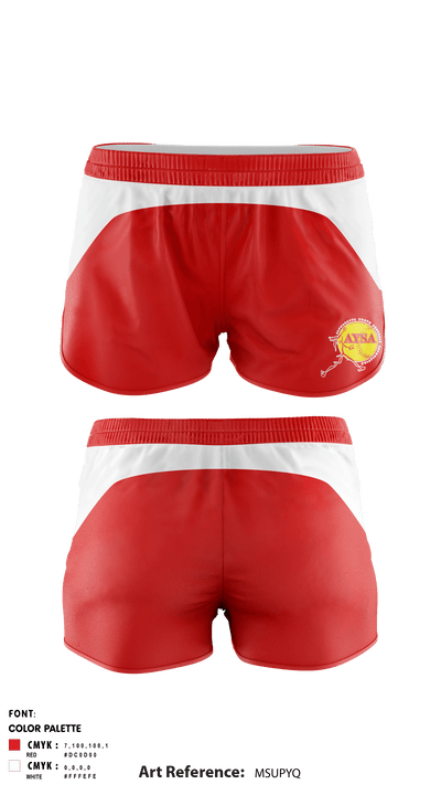  AYSA of North Park Girls Softball 86893425 Women's Shorts - 1
