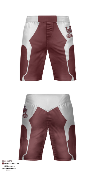 Fight Shorts, Union Mine High School Wrestling, Wrestling, Teamtime, Team time, sublimation, custom sports apparel, team uniforms, spirit wear, spiritwear, sports uniforms, custom shirts, team store, custom team store, fundraiser sports, apparel fundraiser