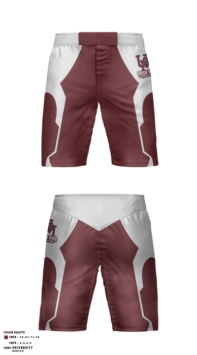 Union Mine High School Wrestling 75613131 Fight Shorts - 1