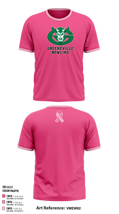 Greeneville Bowling 12785046 Short Sleeve Performance Shirt - 3