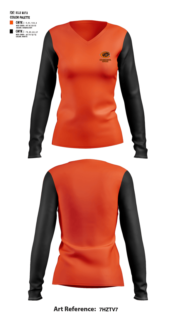 Long Sleeve Performance Shirt, Clio High School Softball, Softball, Teamtime, Team time, sublimation, custom sports apparel, team uniforms, spirit wear, spiritwear, sports uniforms, custom shirts, team store, custom team store, fundraiser sports, apparel fundraiser