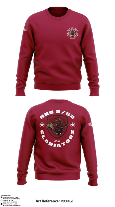 HHC 3-82 GSAB 55821489 Crew Neck Sweatshirt - 1