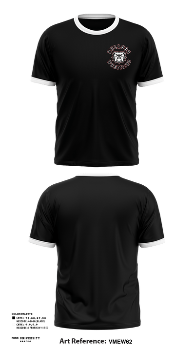 Bulldog Wrestling Club 25100295 Short Sleeve Performance Shirt - 2