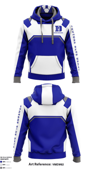 Hoodie, Peotone Blue Demon, School Spirit Store, Teamtime, Team time, sublimation, custom sports apparel, team uniforms, spirit wear, spiritwear, sports uniforms, custom shirts, team store, custom team store, fundraiser sports, apparel fundraiser