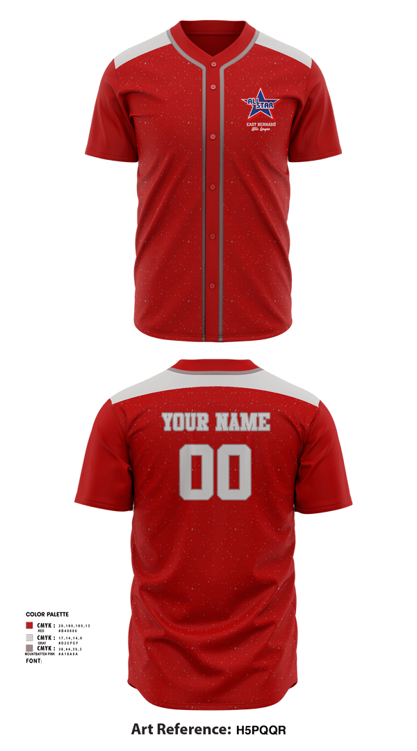 Full Button Baseball Jersey, East Bernard Little League, Baseball, Teamtime, Team time, sublimation, custom sports apparel, team uniforms, spirit wear, spiritwear, sports uniforms, custom shirts, team store, custom team store, fundraiser sports, apparel fundraiser