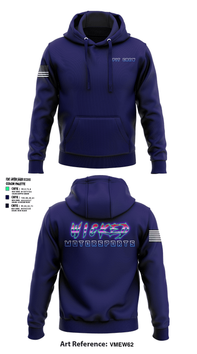 Wicked Motorsports 51428575 Hoodie - 1