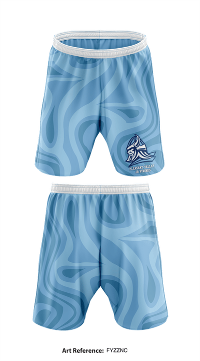 Pleasant Valley Jr Vikings 90852984 Athletic Shorts With Pockets - 1