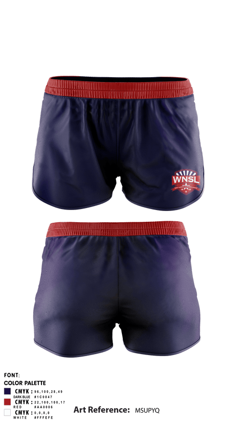 Women's Shorts, West Nashville Sports League, Spirit Store, Teamtime, Team time, sublimation, custom sports apparel, team uniforms, spirit wear, spiritwear, sports uniforms, custom shirts, team store, custom team store, fundraiser sports, apparel fundraiser