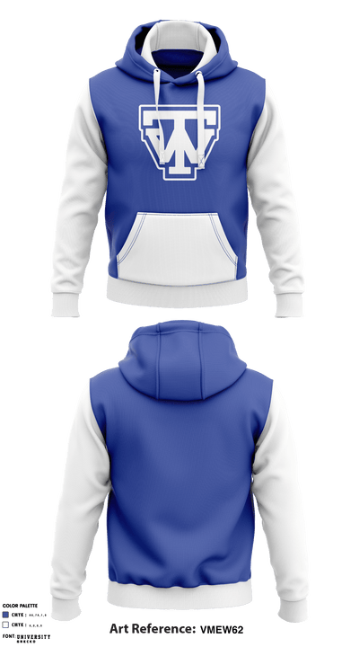 Daniel Webster High School Women's Volleyball 14001476 Hoodie - 1