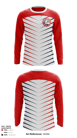 Long Sleeve Performance Shirt, John F Kennedy High School, Football, Teamtime, Team time, sublimation, custom sports apparel, team uniforms, spirit wear, spiritwear, sports uniforms, custom shirts, team store, custom team store, fundraiser sports, apparel fundraiser