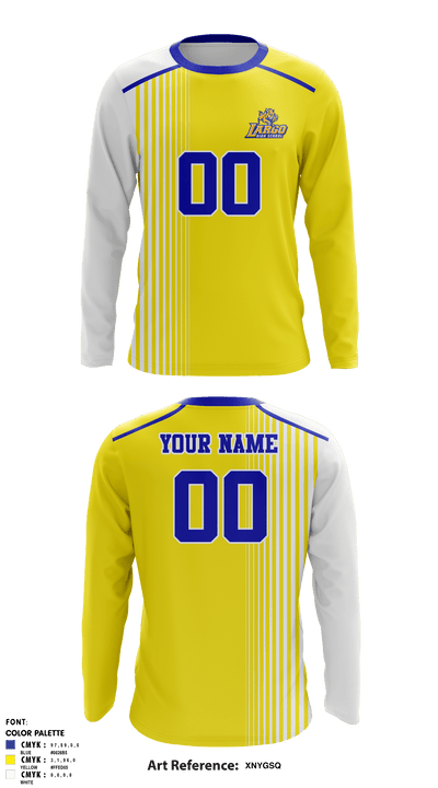 Largo High School Volleyball 90111648 Long Sleeve Performance Shirt - 3