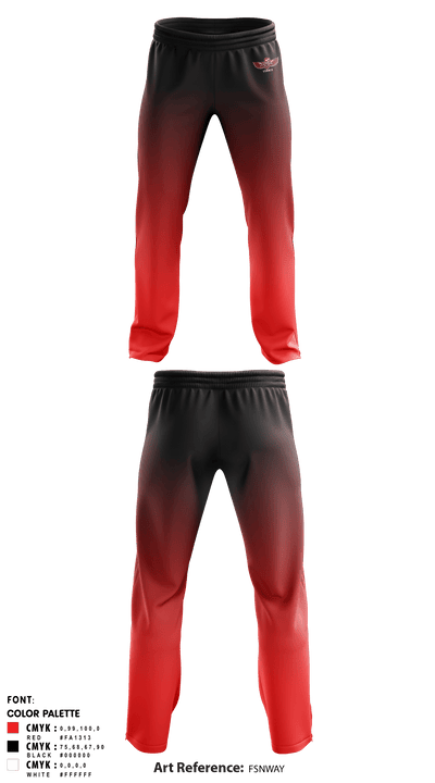 Renton Redhawks 34124165 Sweatpants - 3