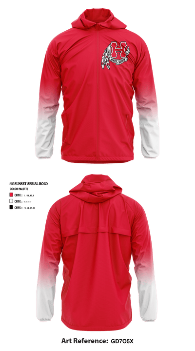 William S Hart High School Cross Country 37841328 Windbreaker - 1