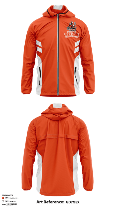Mount Vernon Township High School Wrestling 38577303 Windbreaker - 1
