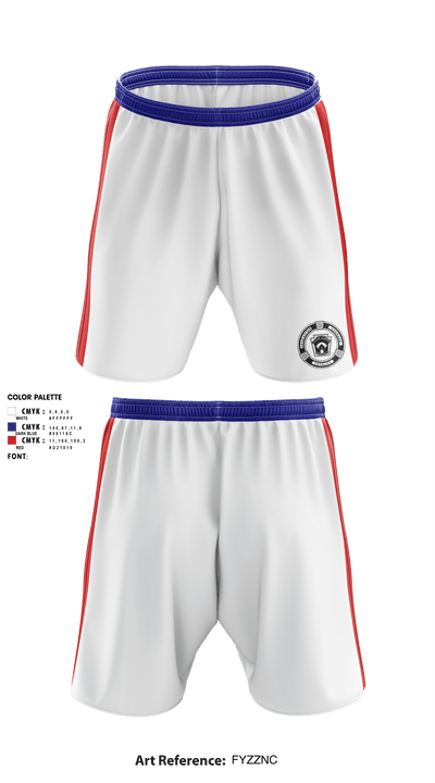 Virginia District 6 Little League 48393009 Athletic Shorts With Pockets - 1