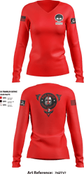 The Bad Batch 23542466 Women's Long Sleeve V-neck Shirt - 5