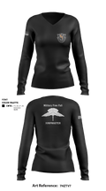 5th Special Forces Group 64398328 Women's Long Sleeve V-neck Shirt - 3