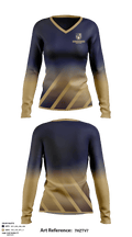 Independence High School Soccer 52095063 Women's Long Sleeve V-neck Shirt - 1