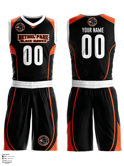 Bethel Park Basketball 67668324 Basketball Uniform - 1