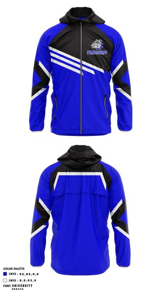 Windbreaker, DeSoto County High School Cross Country, Cross Country, Teamtime, Team time, sublimation, custom sports apparel, team uniforms, spirit wear, spiritwear, sports uniforms, custom shirts, team store, custom team store, fundraiser sports, apparel fundraiser
