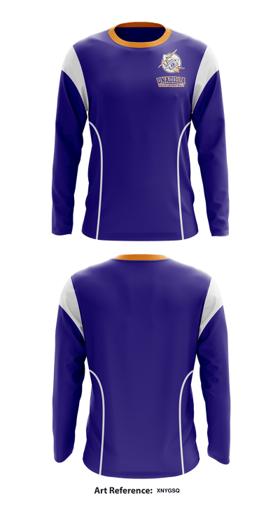 Unadilla Valley Central High School basketball 55220617 Long Sleeve Shooting Shirt - 1