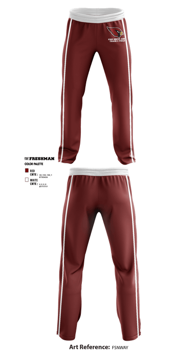 Pine Grove Area High School Track 4343873 Sweatpants - 1